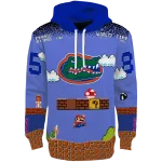 personalized florida gators mario blue black hoodie best selling