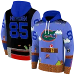 personalized florida gators mario blue black hoodie best selling