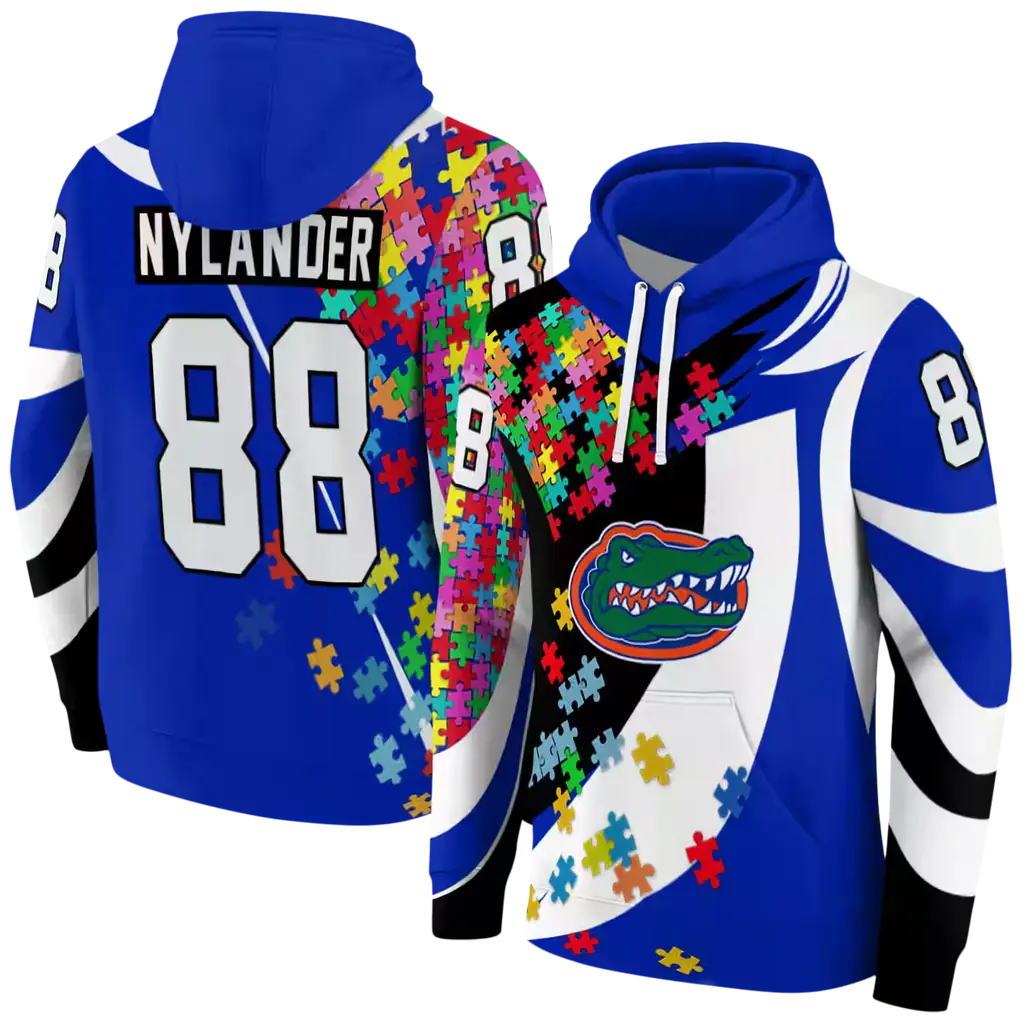 personalized florida gators puzzle pieces blue hoodie fashion forward personalized florida gators puzzle pieces blue hoodie fashion forward