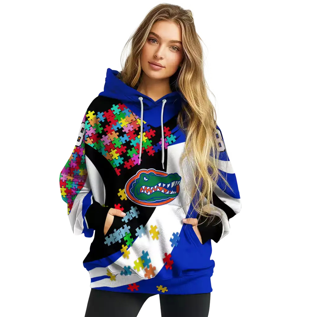 personalized florida gators puzzle pieces blue hoodie high quality personalized florida gators puzzle pieces blue hoodie high quality