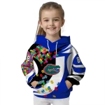 personalized florida gators puzzle pieces blue hoodie best selling