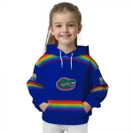 personalized florida gators rainbow stripes blue hoodie best selling