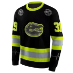 personalized florida gators safety motif black neon green hoodie best selling