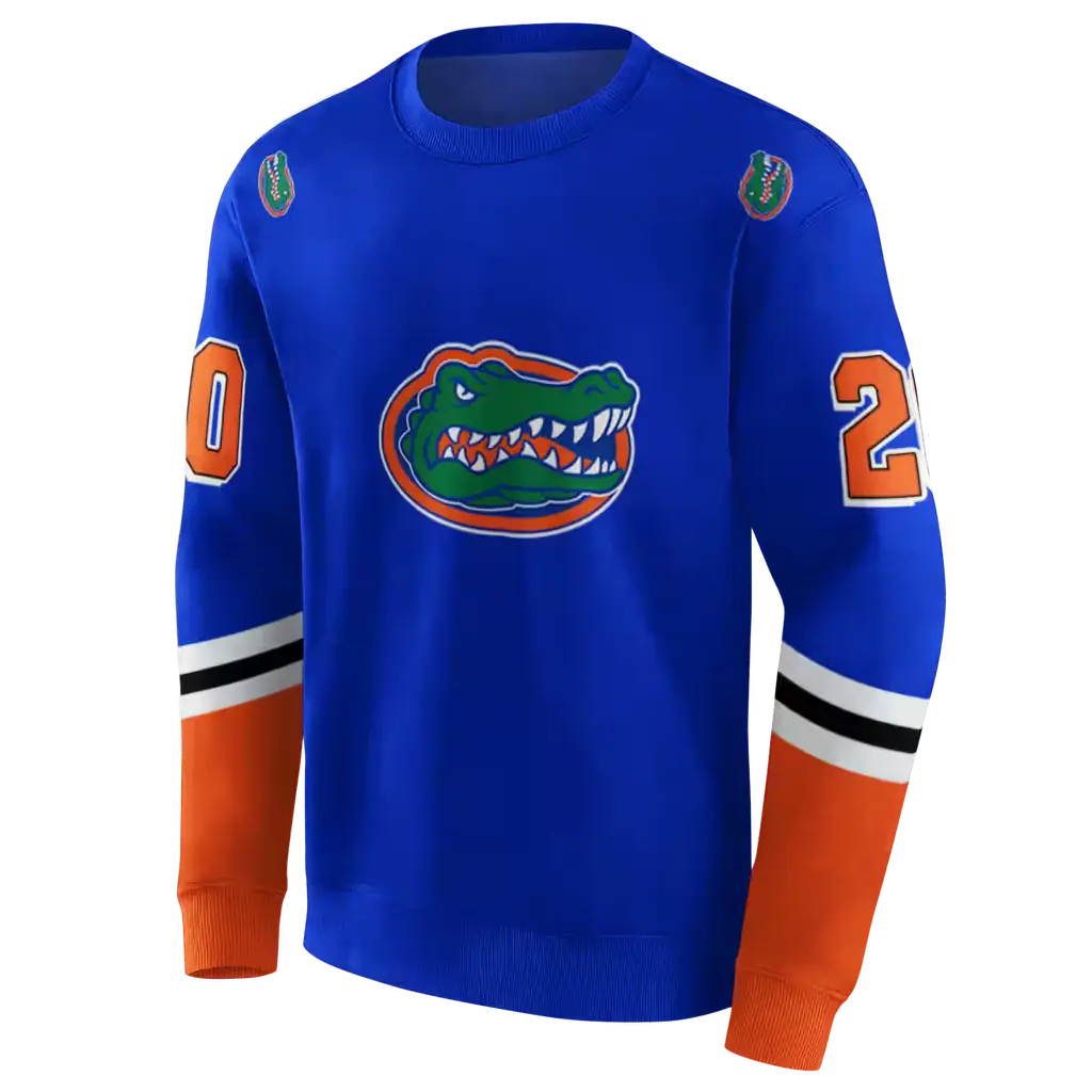 personalized florida gators striped sleeves blue hoodie new arrival personalized florida gators striped sleeves blue hoodie new arrival