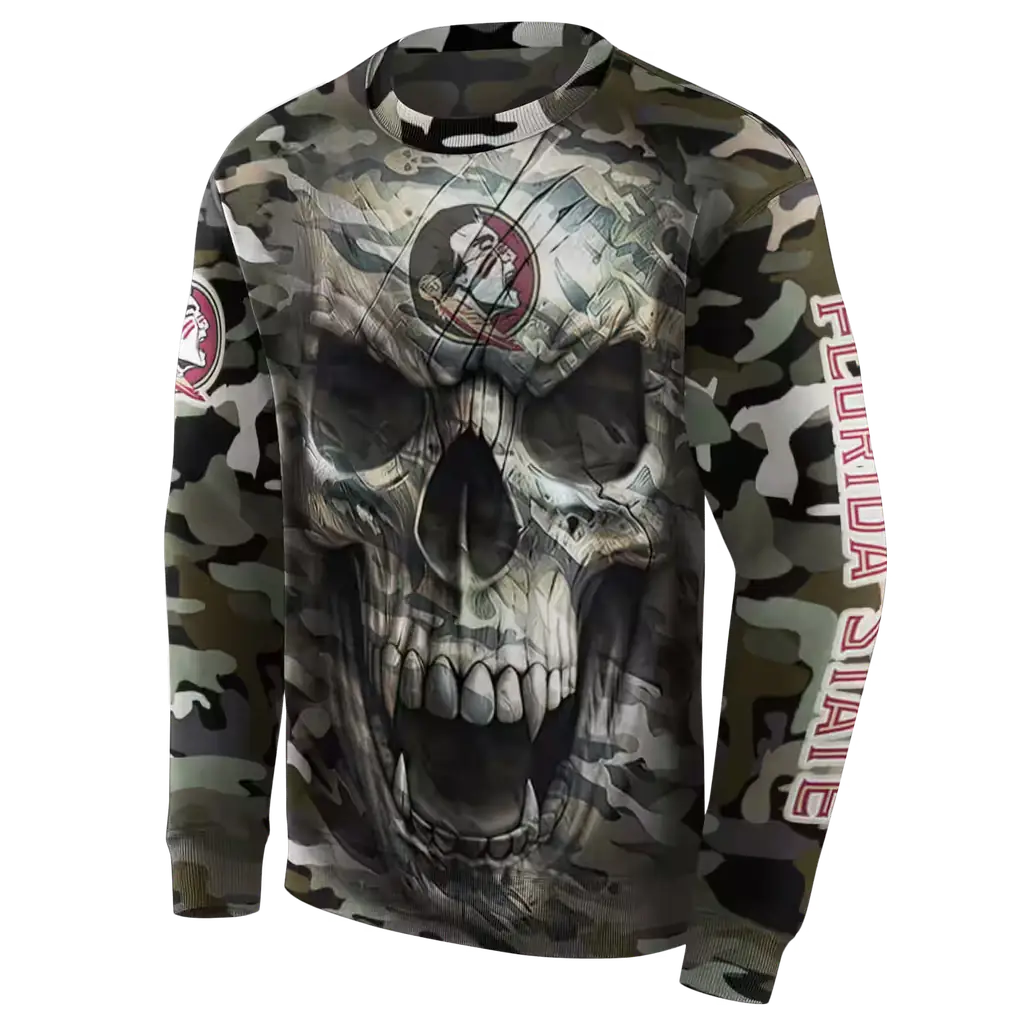 personalized florida state seminoles camo skull hoodie new arrival personalized florida state seminoles camo skull hoodie new arrival