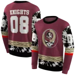 personalized florida state seminoles grateful vibes garnet hoodie best selling