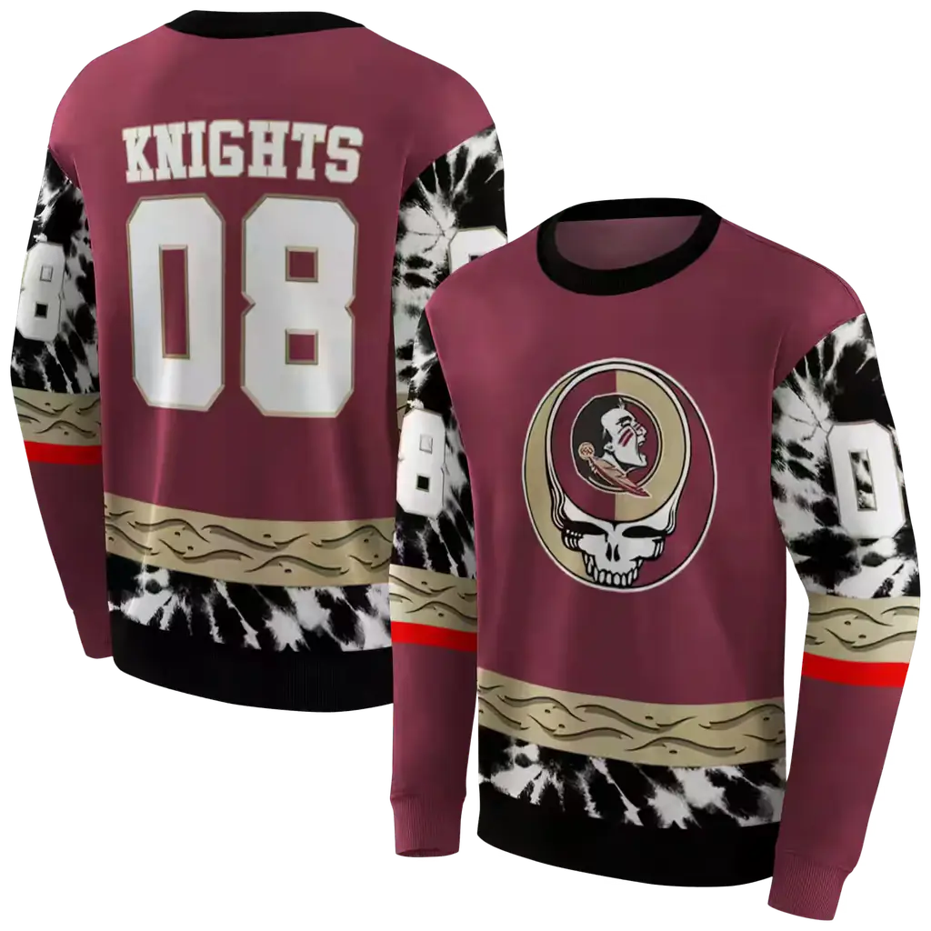 personalized florida state seminoles grateful vibes garnet hoodie premium grade personalized florida state seminoles grateful vibes garnet hoodie premium grade