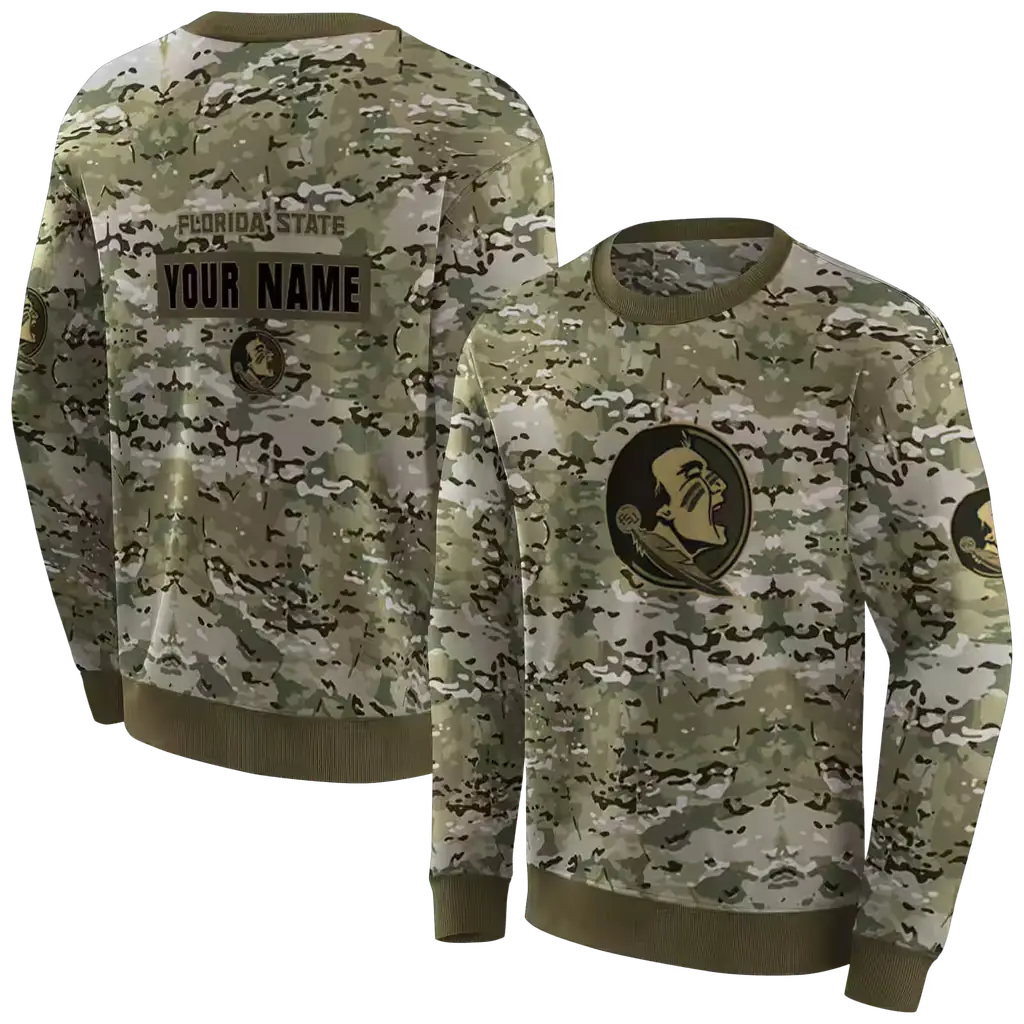personalized florida state seminoles military style hoodie premium grade personalized florida state seminoles military style hoodie premium grade