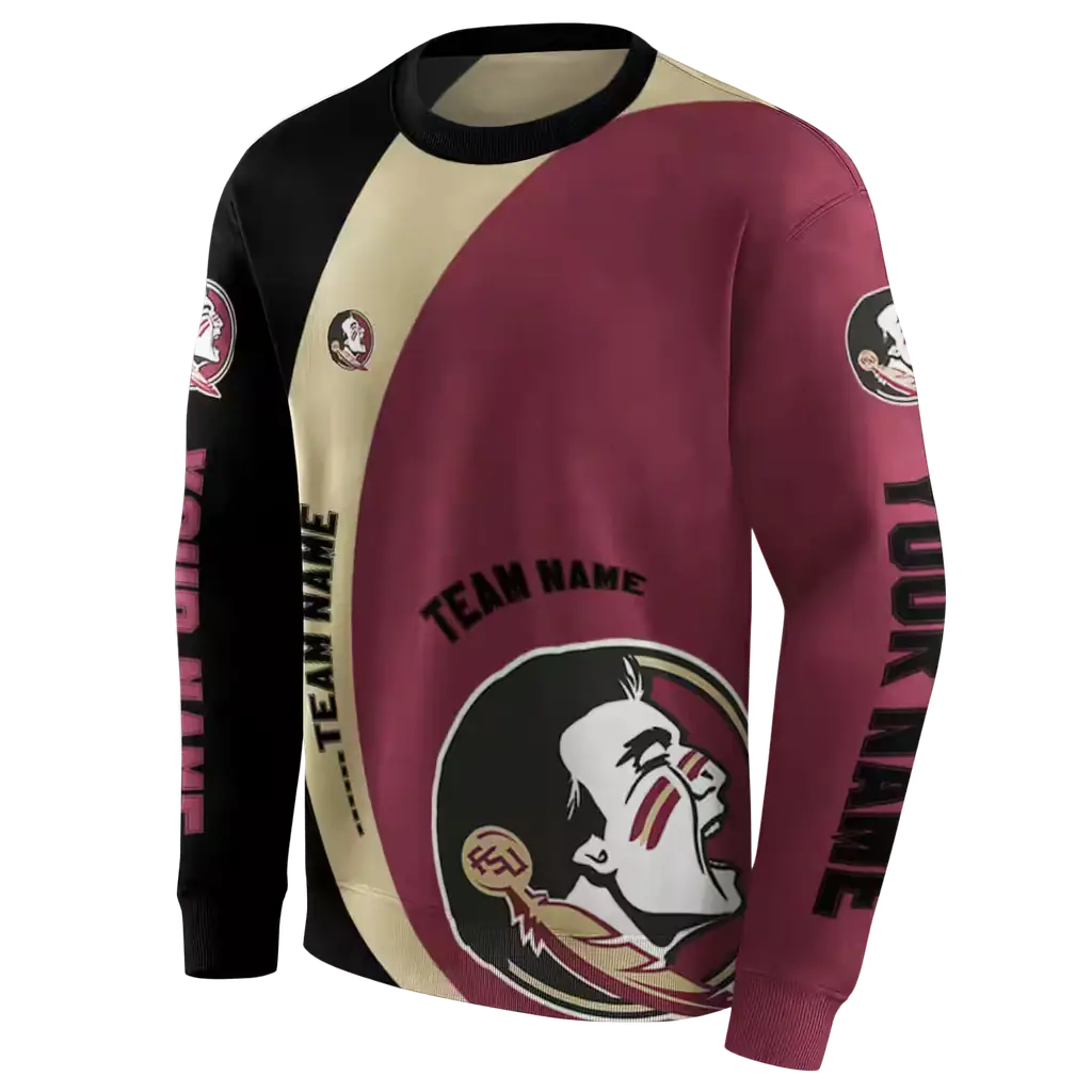 personalized florida state seminoles minimalist design garnet black hoodie new arrival personalized florida state seminoles minimalist design garnet black hoodie new arrival