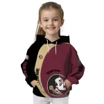 personalized florida state seminoles minimalist design garnet black hoodie best selling
