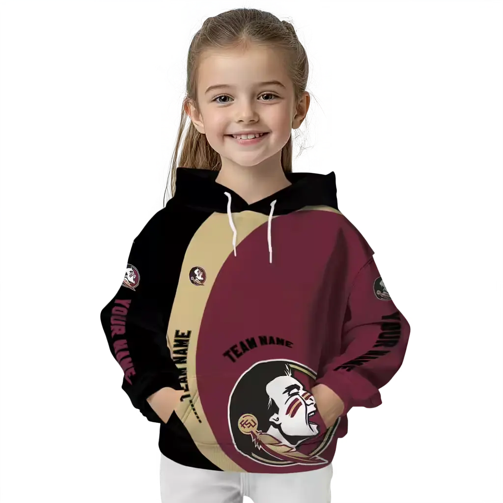 personalized florida state seminoles minimalist design garnet black hoodie top rated personalized florida state seminoles minimalist design garnet black hoodie top rated