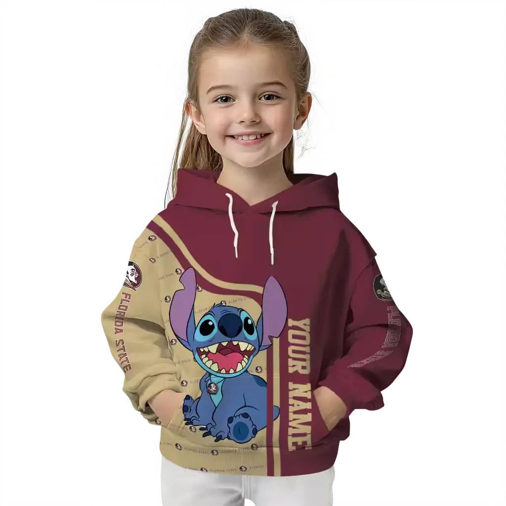 personalized florida state seminoles stitch garnet hoodie top rated personalized florida state seminoles stitch garnet hoodie top rated