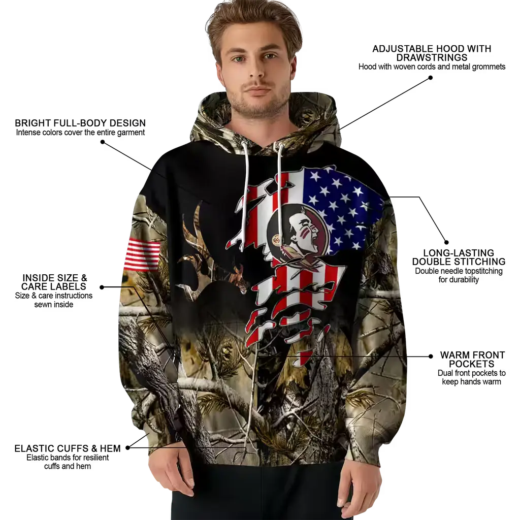 personalized florida state seminoles tree camo hoodie latest model personalized florida state seminoles tree camo hoodie latest model