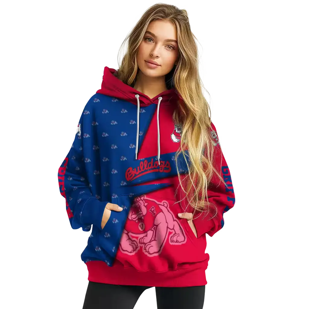 personalized fresno state bulldogs abstract shape red hoodie high quality personalized fresno state bulldogs abstract shape red hoodie high quality