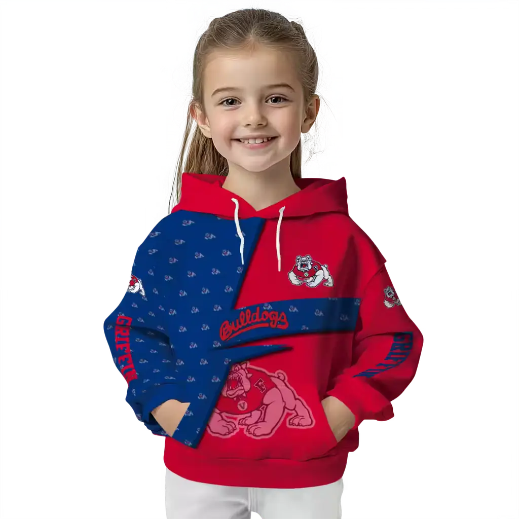 personalized fresno state bulldogs abstract shape red hoodie top rated personalized fresno state bulldogs abstract shape red hoodie top rated