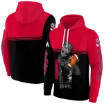 personalized fresno state bulldogs baby groot red black hoodie best selling