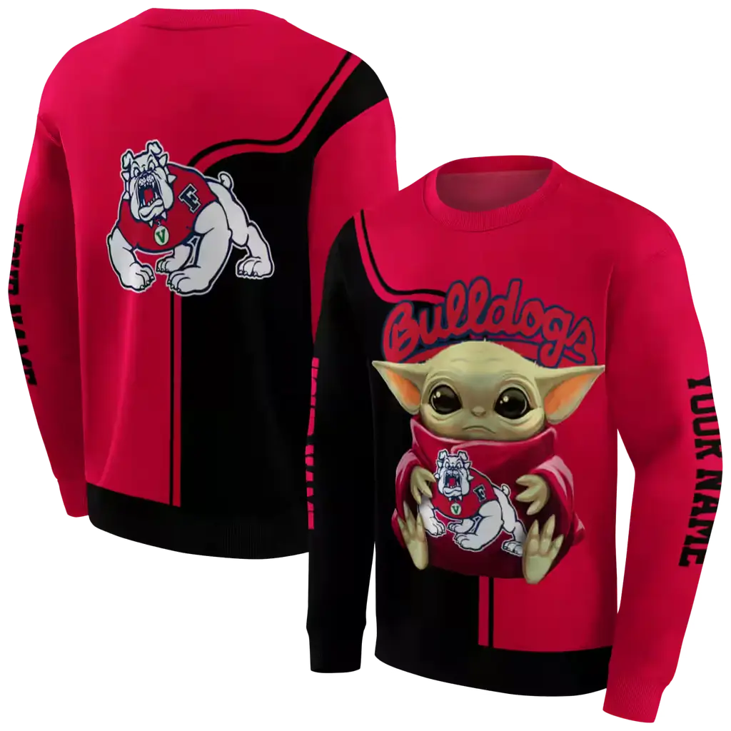 personalized fresno state bulldogs baby yoda red black hoodie premium grade personalized fresno state bulldogs baby yoda red black hoodie premium grade