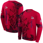 personalized fresno state bulldogs deer silhouette red hoodie best selling