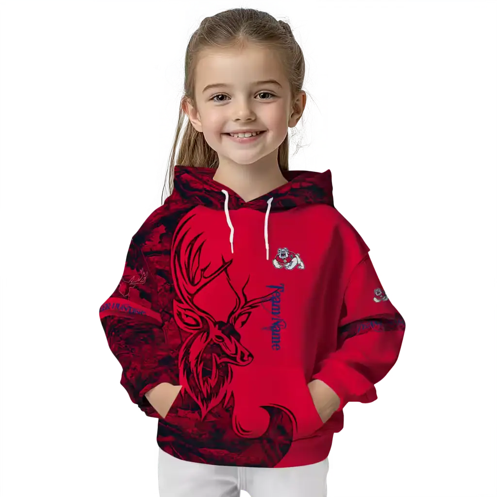 personalized fresno state bulldogs deer silhouette red hoodie top rated personalized fresno state bulldogs deer silhouette red hoodie top rated