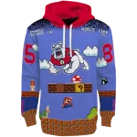 personalized fresno state bulldogs mario blue black hoodie best selling
