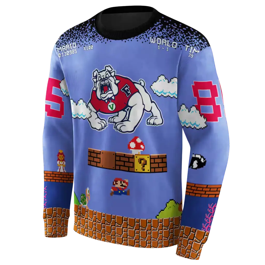 personalized fresno state bulldogs mario blue black hoodie new arrival personalized fresno state bulldogs mario blue black hoodie new arrival