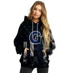 personalized georgetown hoyas distressed flag blue black hoodie best selling