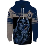 personalized georgetown hoyas grim reaper blue black hoodie best selling