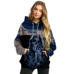 personalized georgetown hoyas grim reaper blue black hoodie best selling