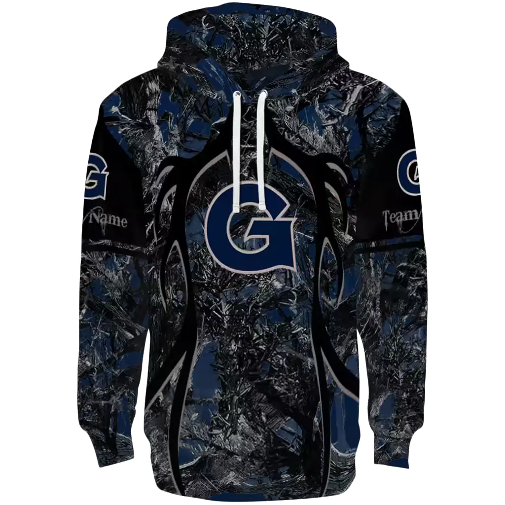personalized georgetown hoyas hunting theme blue black hoodie best selling personalized georgetown hoyas hunting theme blue black hoodie best selling