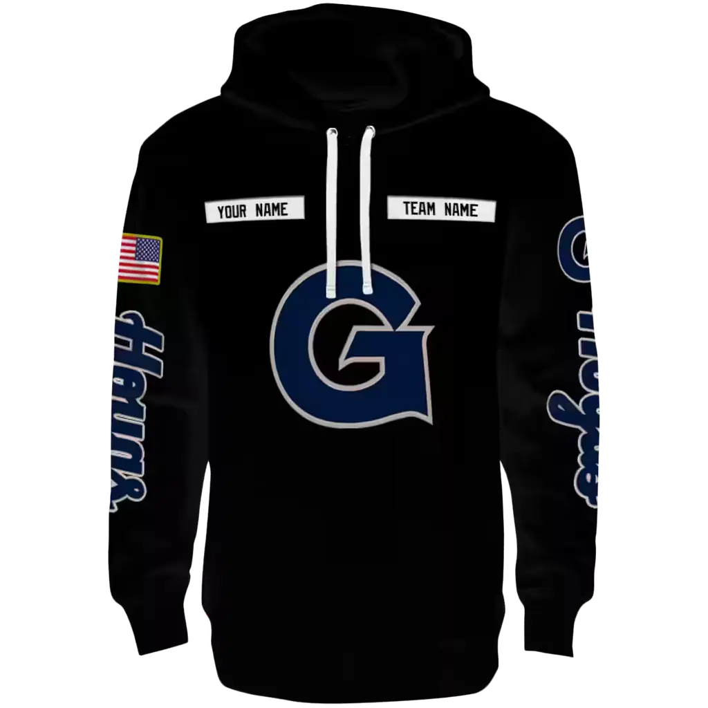 personalized georgetown hoyas punisher skull black hoodie best selling personalized georgetown hoyas punisher skull black hoodie best selling