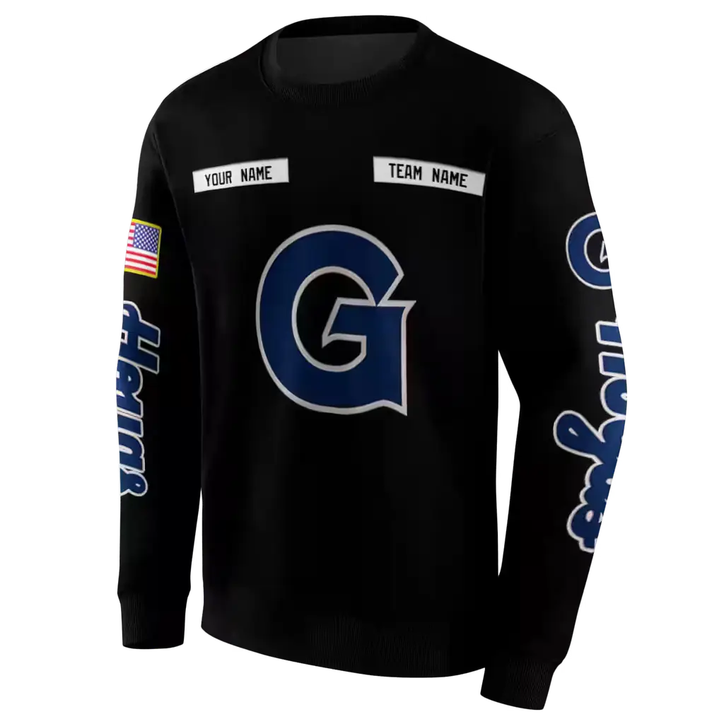 personalized georgetown hoyas punisher skull black hoodie new arrival personalized georgetown hoyas punisher skull black hoodie new arrival