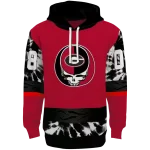 personalized georgia bulldogs grateful vibes red hoodie best selling