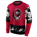 personalized georgia bulldogs grateful vibes red hoodie best selling