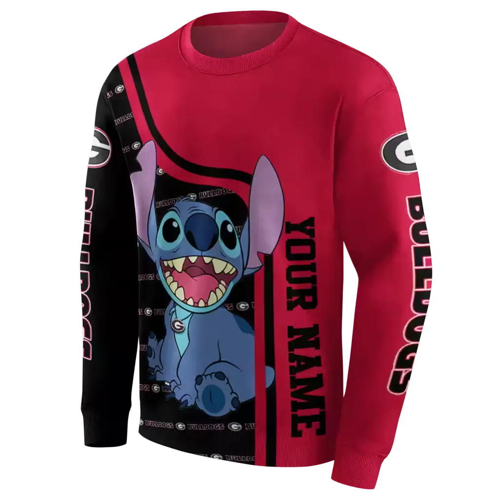 personalized georgia bulldogs stitch red hoodie new arrival personalized georgia bulldogs stitch red hoodie new arrival