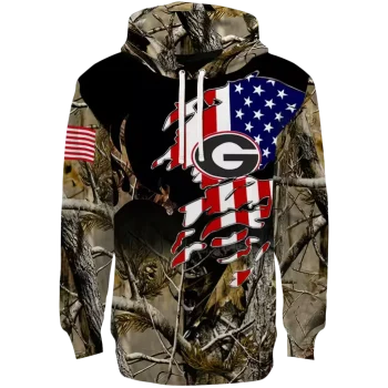 personalized georgia bulldogs tree camo hoodie best selling