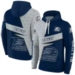 personalized georgia southern eagles abstract shape blue hoodie best selling