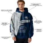 personalized georgia southern eagles abstract shape blue hoodie best selling