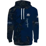personalized georgia southern eagles deer silhouette blue hoodie best selling