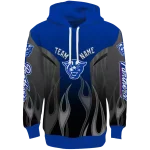 personalized georgia state panthers flame design blue hoodie best selling