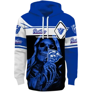 personalized georgia state panthers grim reaper blue black hoodie best selling