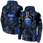 personalized georgia state panthers hunting theme blue black hoodie best selling