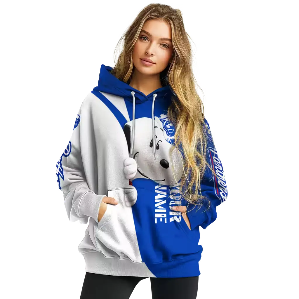personalized georgia state panthers peeking snoopy blue hoodie high quality personalized georgia state panthers peeking snoopy blue hoodie high quality