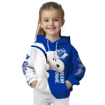 personalized georgia state panthers peeking snoopy blue hoodie best selling