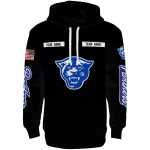 personalized georgia state panthers punisher skull black hoodie best selling