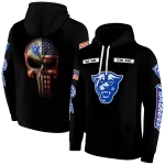 personalized georgia state panthers punisher skull black hoodie best selling