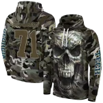personalized georgia tech yellow jackets camo skull hoodie best selling