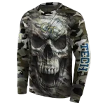 personalized georgia tech yellow jackets camo skull hoodie best selling