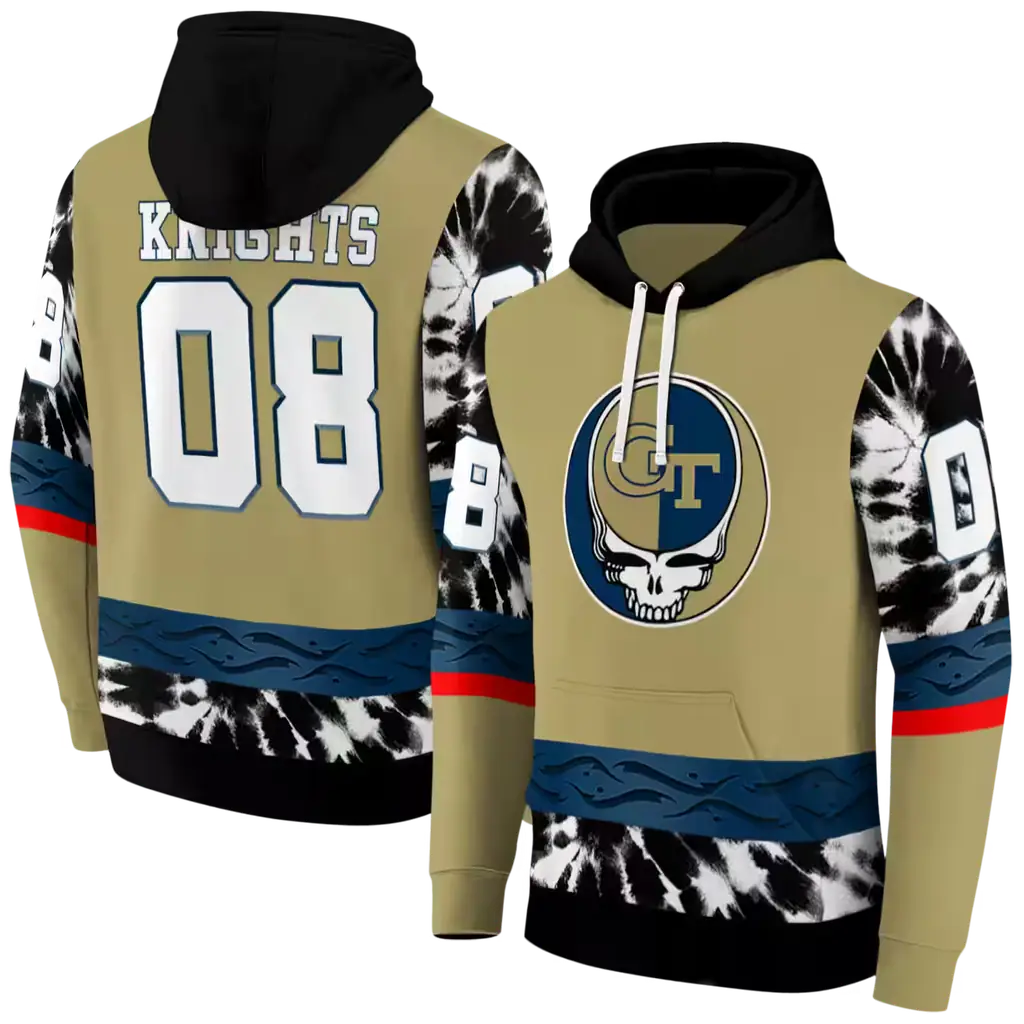 personalized georgia tech yellow jackets grateful vibes gold hoodie fashion forward personalized georgia tech yellow jackets grateful vibes gold hoodie fashion forward