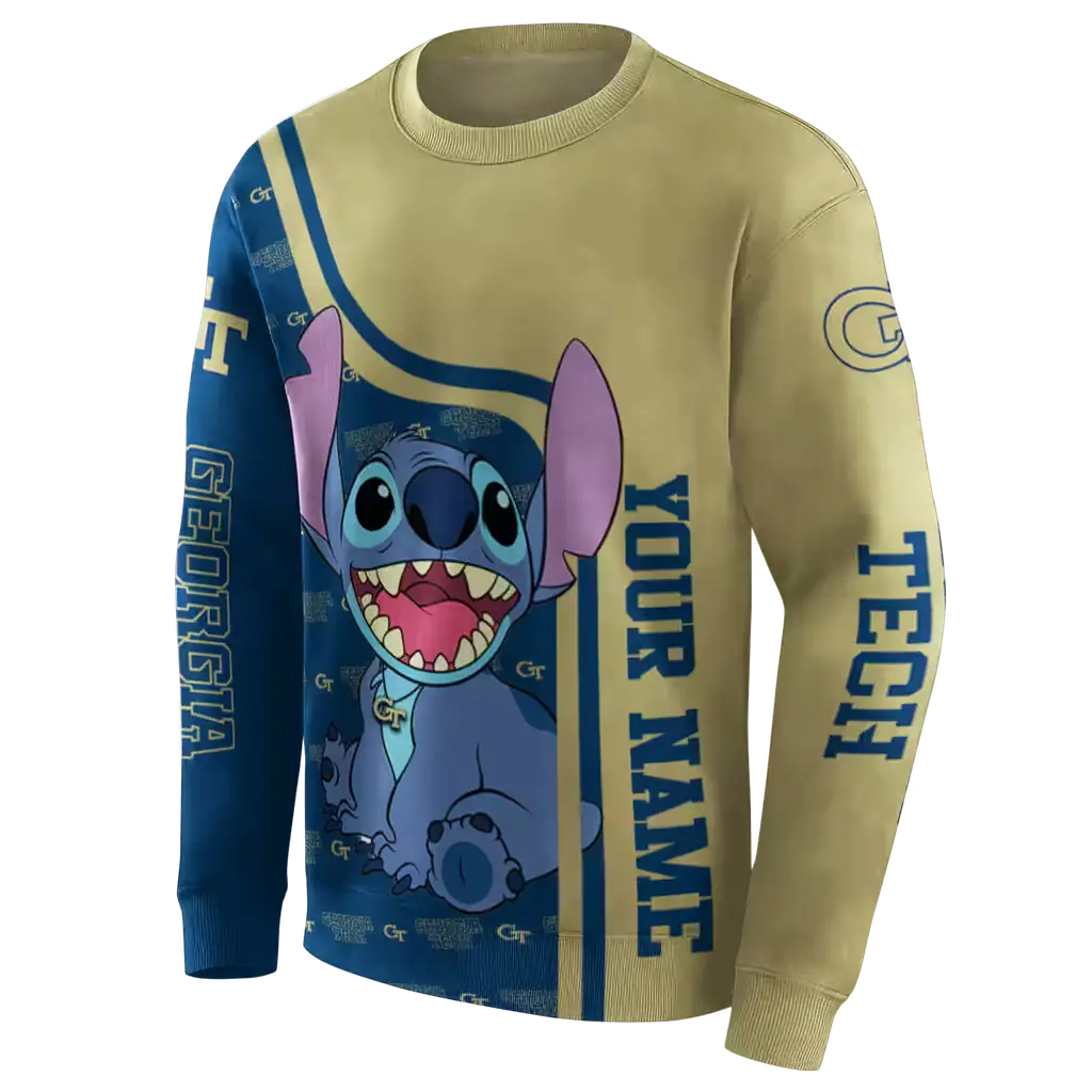 personalized georgia tech yellow jackets stitch gold hoodie new arrival personalized georgia tech yellow jackets stitch gold hoodie new arrival