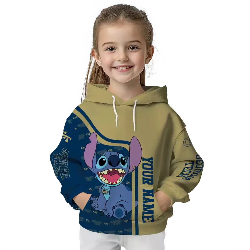 personalized georgia tech yellow jackets stitch gold hoodie top rated personalized georgia tech yellow jackets stitch gold hoodie top rated